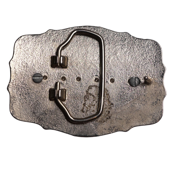 VTG Rotary International Belt Buckles Western Ornate Collectible Oval Centerpice - Picture 4 of 7